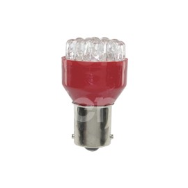 FOCO LED 1156 (1141) 12V 12 LEDS   ROJO BLISTER (2Paquete:1.00