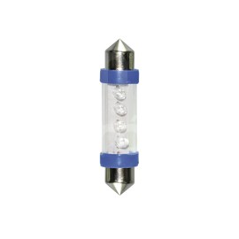 FOCO LED FUSIBLE 6411 12V 4 LED LUZ INTERIOR AZULPaquete:1.00
