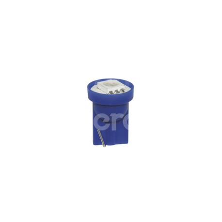 FOCO LED TABLERO T10-1SMD 12V AZUL. No. T10-1SMD-BPaquete:1.00