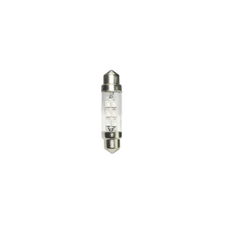 FOCO FUSIBLE LED T10*41-6SMD 3528SMD BLANCO. No. TPaquete:1.00