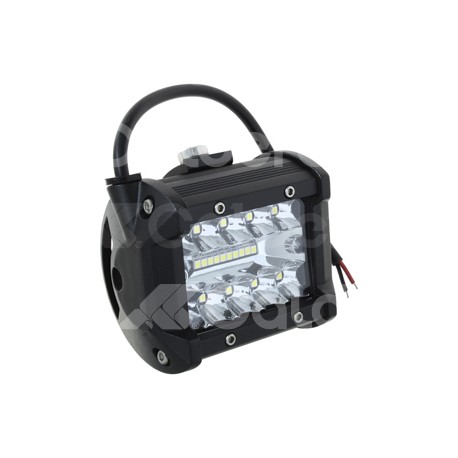 BARRA LED 20 LEDS BLANCO 10-30V (4"/100MM X 3"/7.5Paquete:1.00