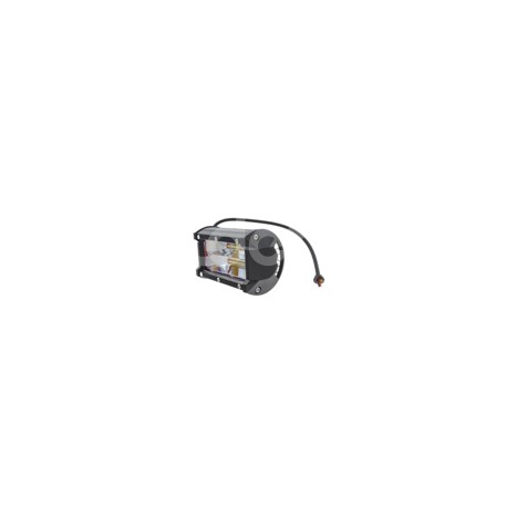 BARRA LED 24LEDS AMARILLO - BLANCO FLASH 135*78*65Paquete:1.00