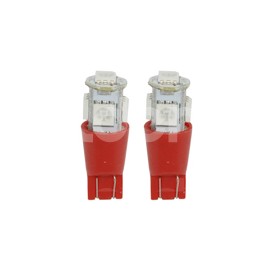 FOCO LED 158 12V 5 LED 5050SMD ROJO (2 PIEZAS) ENLPaquete:1.00