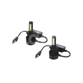 FOCO LED C6 3 COLORES COB H7 KIT (2 PIEZAS) 30W 12Paquete:1.00