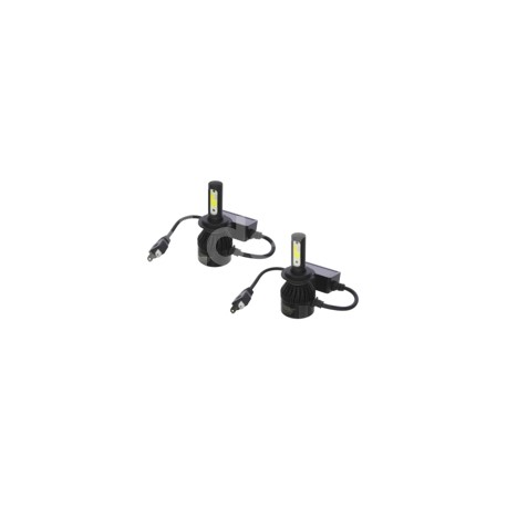 FOCO LED C6 3 COLORES COB H7 KIT (2 PIEZAS) 30W 12Paquete:1.00