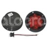 PLAFON SELLADO 4" ROJO 5 LEDS FIJO CON ARILLO 12/2Paquete:1.00