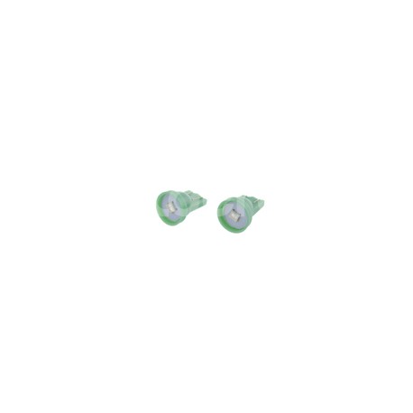 FOCO LED 158 12V 1 LED   VERDE BLISTER (2 PIEZAS)Paquete:1.00