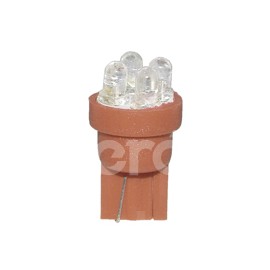 FOCO LED 158 12V 4 LEDS   ROJO BLISTER (2 PIEZAS)Paquete:1.00