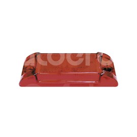PLAFON RECTANGULAR LATERAL 5 LED ROJO 8025RPaquete:1.00