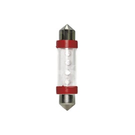 FOCO LED FUSIBLE 6411 12V 4 LED LUZ INTERIOR ROJOPaquete:1.00