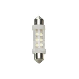 FOCO LED FUSIBLE 6428 12V 6 LED LUZ INTERIOR BLANCPaquete:1.00
