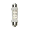 FOCO LED FUSIBLE 6428 12V 6 LED LUZ INTERIOR BLANCPaquete:1.00