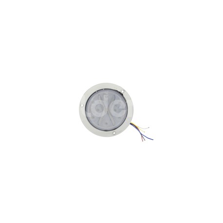 PLAFON SELLADO 4" 8LEDS 5 CABLES,4 FUNCIONES BLANCPaquete:1.00