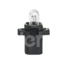 FOCO MINI CON SOQUET 12V 1,2W B8,3d BASE NEGRA 007Paquete:1.00