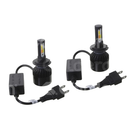 FOCO LED C6 4 COLORES COB H7 KIT (2 PIEZAS) 30W 12Paquete:1.00