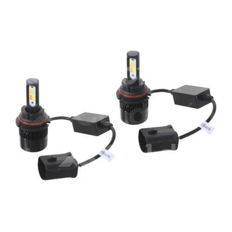 FOCO LED C6 4 COLORES COB 9004 ALTA/BAJA KIT (2 PIPaquete:1.00