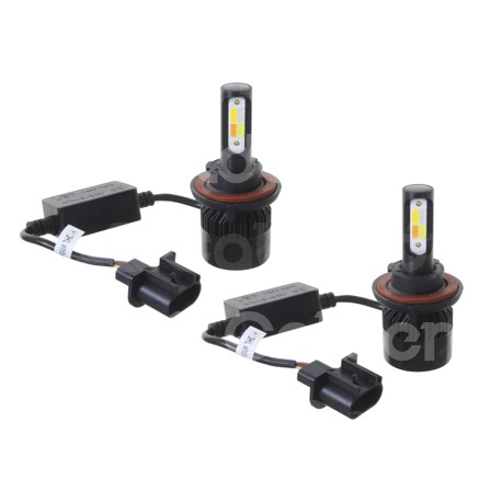 FOCO LED C6 4 COLORES COB H13 ALTA/BAJA (KIT 2 PZAPaquete:1.00