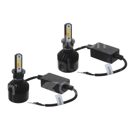 FOCO LED C6 4 COLORES COB H3 KIT (2 PIEZAS) 30W 60Paquete:1.00