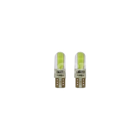 FOCO LED T10 COB CANBUS VERDE BLISTER 2 PIEZAS FO-Paquete:1.00