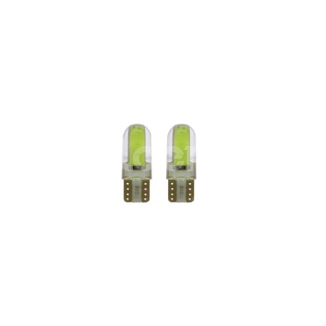 FOCO LED T10 COB VERDE BLISTER 2 PIEZAS FO-15812VPaquete:1.00