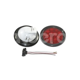 PLAFON SELLADO 4" ROJO 10 LEDS RAFAGA 8028RPaquete:1.00