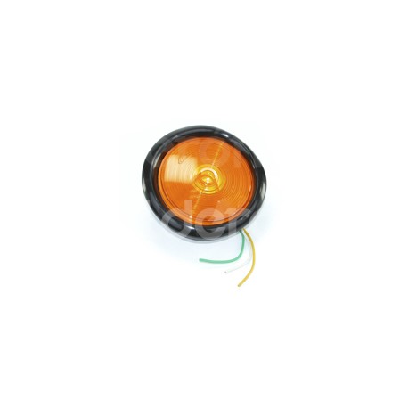 PLAFON EMBUTIR CON ARO AMBAR 41/4" (11cm)  F-141A-Paquete:1.00