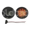 PLAFON SELLADO 4" AMBAR 9 LED FIJO CON ARILLO TK-TPaquete:1.00