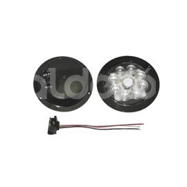 PLAFON SELLADO 4" BLANCO 8 LED FIJO CON ARILLO TK-Paquete:1.00