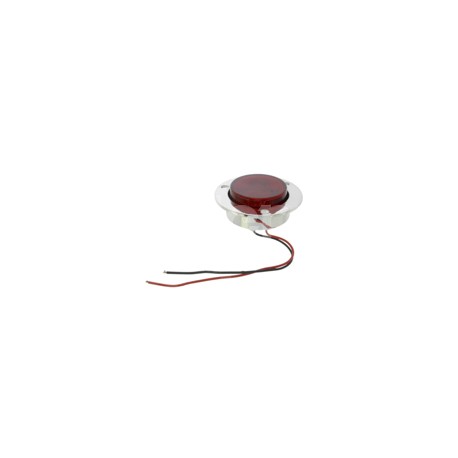 PLAFON SELLADO 2" ROJO 6LED CROMADO EN-PL206CRPaquete:1.00