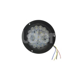 PLAFON SELLADO 4" 24LEDS 5 CABLES,4 FUNCIONES BLANPaquete:1.00