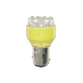 FOCO LED 1157 12V 12 LEDS   AMARILLO BLISTER (2 PIPaquete:1.00