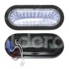 PLAFON SELLADO OVAL 30 LED CLARO 6.5" FIJO 12V TK-Paquete:1.00
