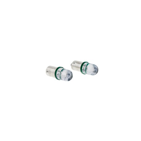 FOCO LED TABLERO T10-1SMD BA9S 12V VERDE (2PZAS) YPaquete:1.00