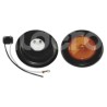 PLAFON SELLADO 2 1/2" AMBAR FOCO FIJO CON REFLEJANPaquete:1.00