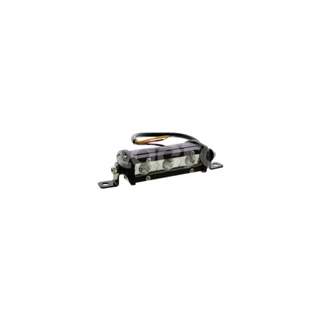 BARRA LED 3 LEDS 12-30V CON STROBO 1 PIEZA FAL609Paquete:1.00
