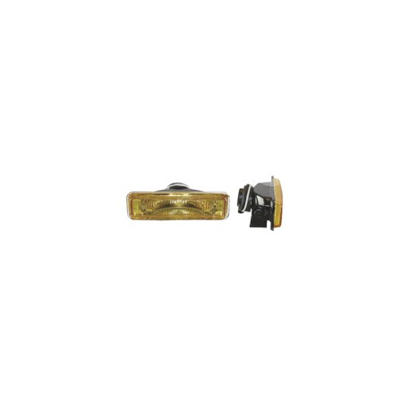 FARO DE HALOGENO RECTANGULAR AMBAR JUEGO DE 2 PIEZPaquete:1.00