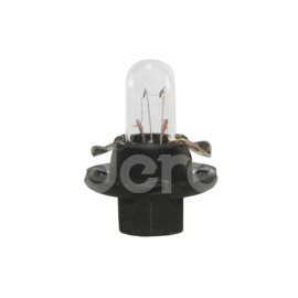 FOCO MINI CON SOQUET 12V 1,2W BX8,5d BASE NEGRA 00Paquete:1.00