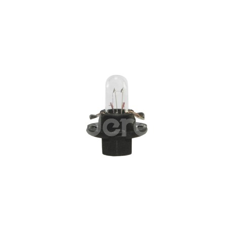 FOCO MINI CON SOQUET 12V 1,2W BX8,5d BASE NEGRA 00Paquete:1.00