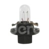 FOCO MINI CON SOQUET 12V 1,2W BX8,5d BASE NEGRA 00Paquete:1.00