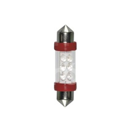 FOCO LED FUSIBLE 6428 12V 6 LED LUZ INTERIOR ROJOPaquete:1.00