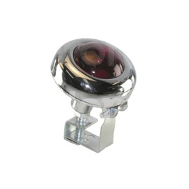 FOCO OJO DE VENADO ROJO CROMADO 12V 35W (3x2.5). NPaquete:1.00