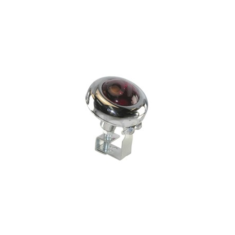 FOCO OJO DE VENADO ROJO CROMADO 12V 35W (3x2.5). NPaquete:1.00