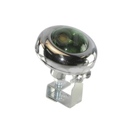 FOCO OJO DE VENADO VERDE CROMADO 12V 35W (3x2.5).Paquete:1.00