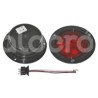 PLAFON SELLADO 4" ROJO 10 LEDS FIJO CON ARILLO 12/Paquete:1.00