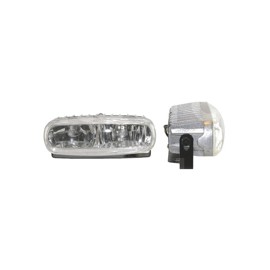 FARO HALOGENO OVAL BLANCO JUEGO (5.5x2x3).  No. HYPaquete:1.00