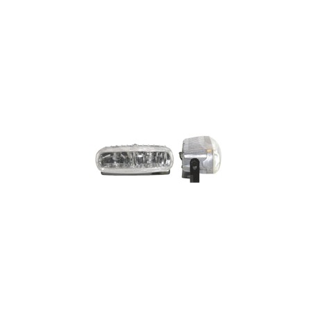 FARO HALOGENO OVAL BLANCO JUEGO (5.5x2x3).  No. HYPaquete:1.00