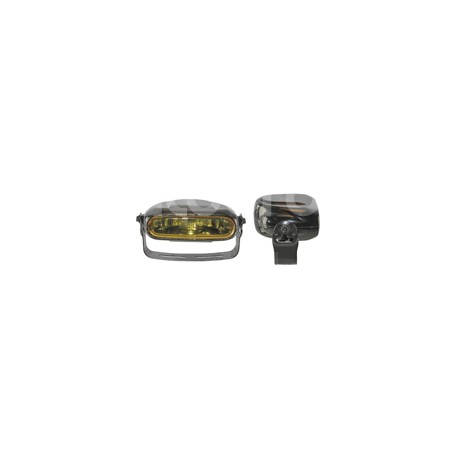 FARO HALOGENO OVAL AMBAR JUEGO (5x2x3.5).  No. HY-Paquete:1.00