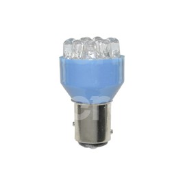 FOCO LED 1157 12V 12 LEDS   AZUL BLISTER (2 PIEZASPaquete:1.00