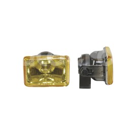 FARO DE HALOGENO RECTANGULAR AMBAR JUEGO DE 2 PIEZPaquete:1.00