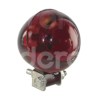 FOCO OJO DE VENADO ROJO PLASTICO 12V 35W (2.5x2.5)Paquete:1.00